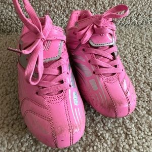 Toddler Soccer Shoes Cleats Pink Size 10